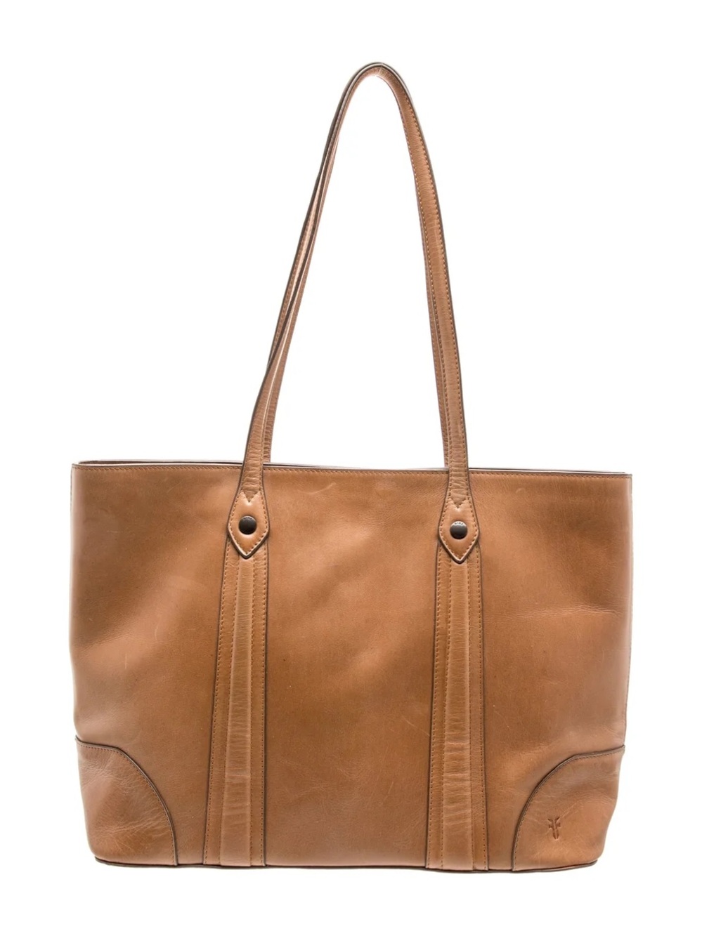Frye Melissa Washed Leather Shopper Tote Bag
